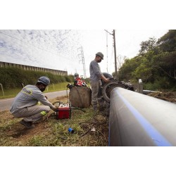 Sanepar coloca em operação a transposição de água do Rio Verde até a Barragem do Passaúna